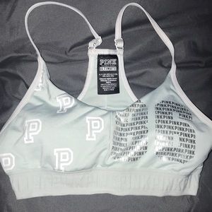 Pink victoria secret sports bra